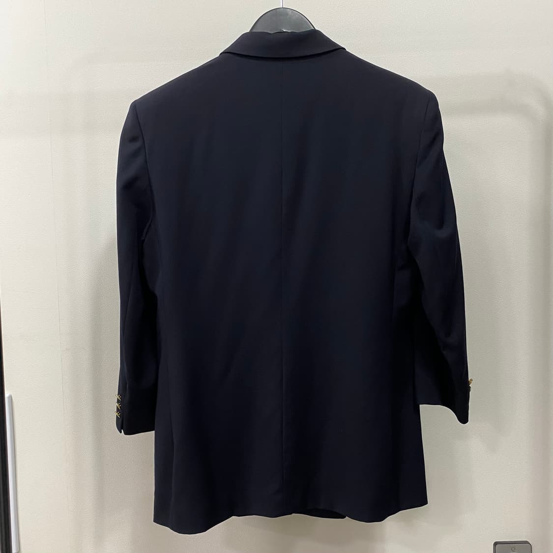 버버리 90s 금장 버튼 울 더블 브레스티드 상품이미지2