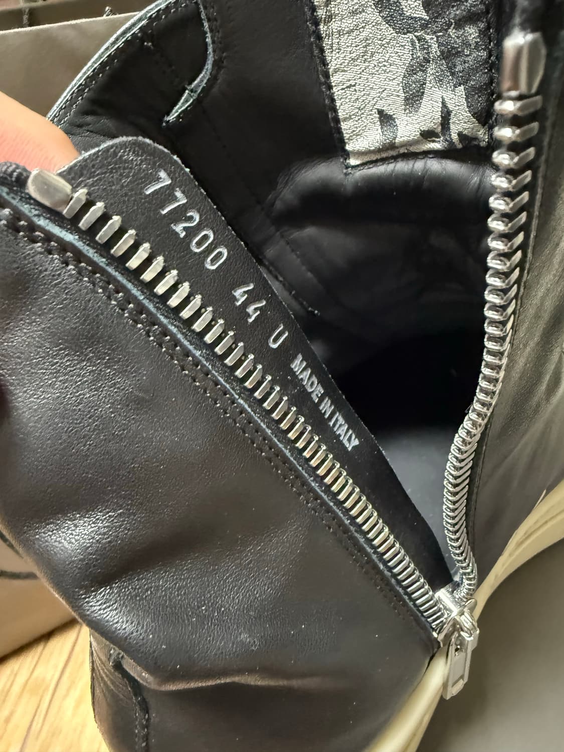 44)릭오웬스 메가범퍼 라몬즈 레더 상품이미지5