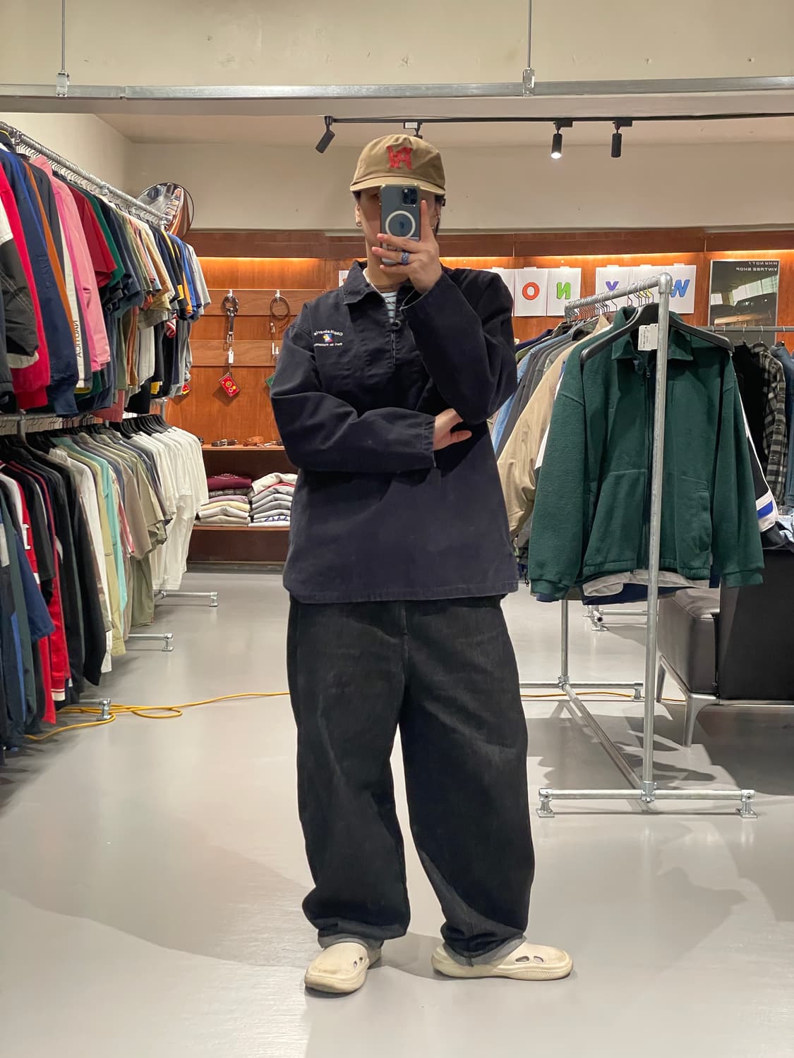 90's 프렌치 워크 아노락 자켓   상품이미지3