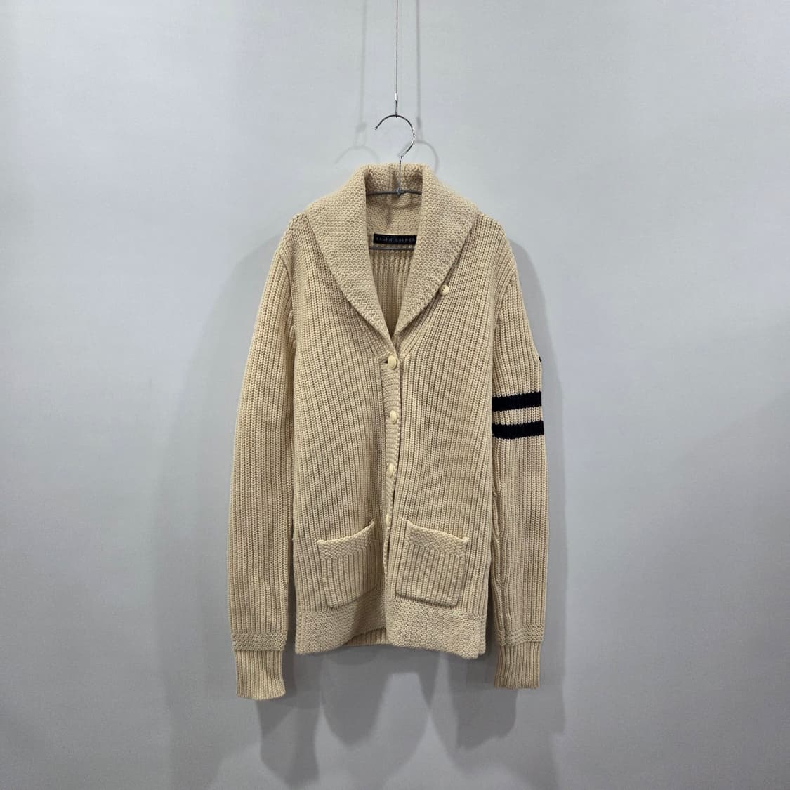 랄프로렌 숄카라 니트 가디건 S 상품이미지1