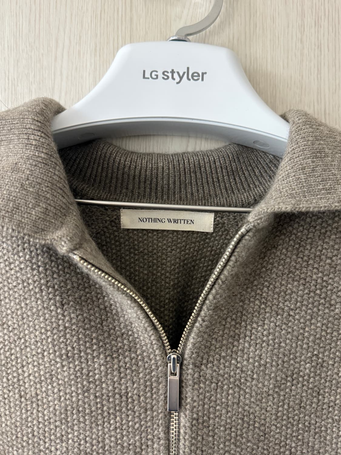 낫띵리튼 하프집업 니트 상품이미지4