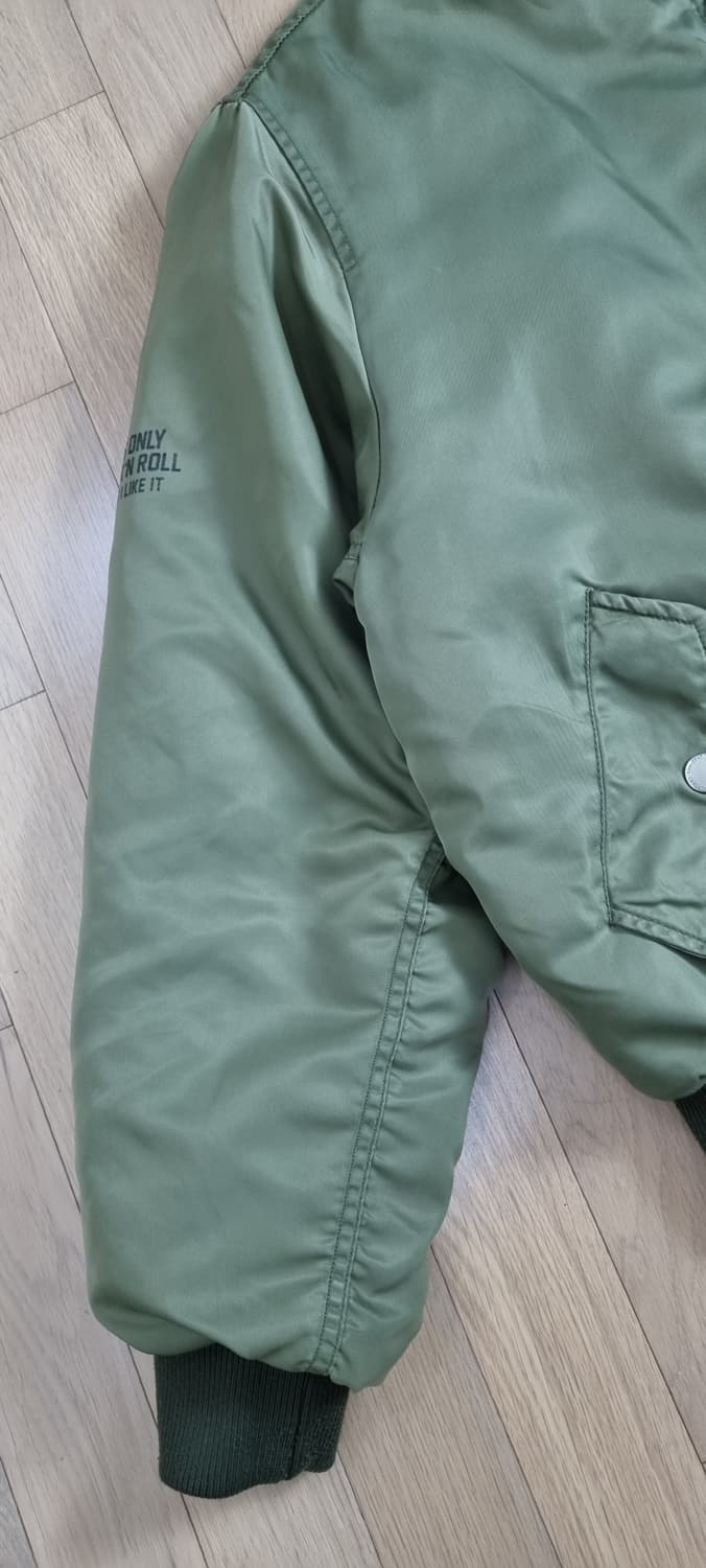 브라바도 더롤링스톤 IORR MA-1 점퍼 L _ 남성,사진확인 상품이미지3