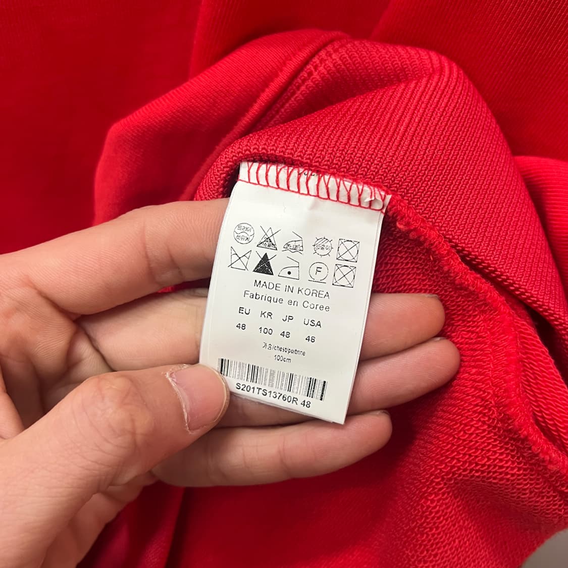 솔리드옴므 사이드 지퍼 크루넥 맨투맨 100 상품이미지4