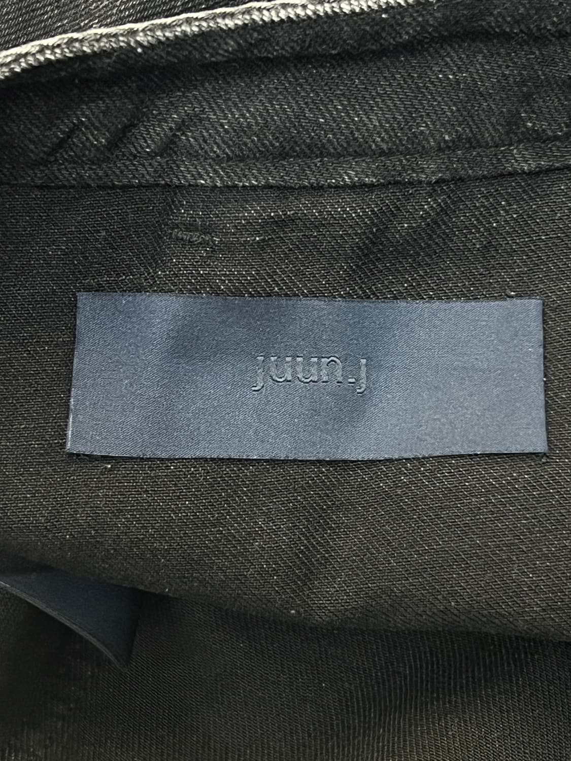 준지 23FW 데님 맥 카고 팬츠 / 블랙 상품이미지7