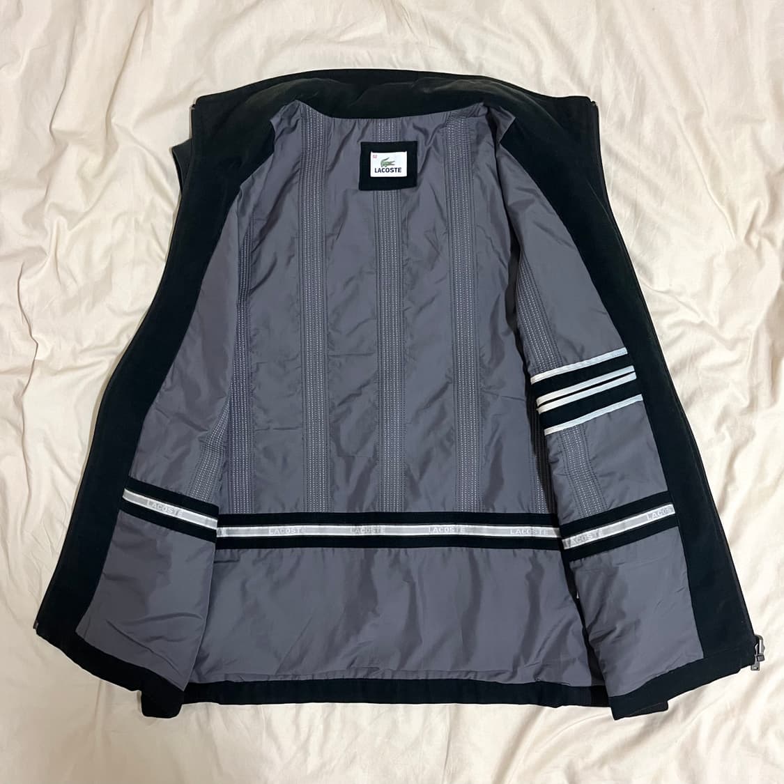 라코스테 올블랙 코듀로이 베스트 상품이미지2