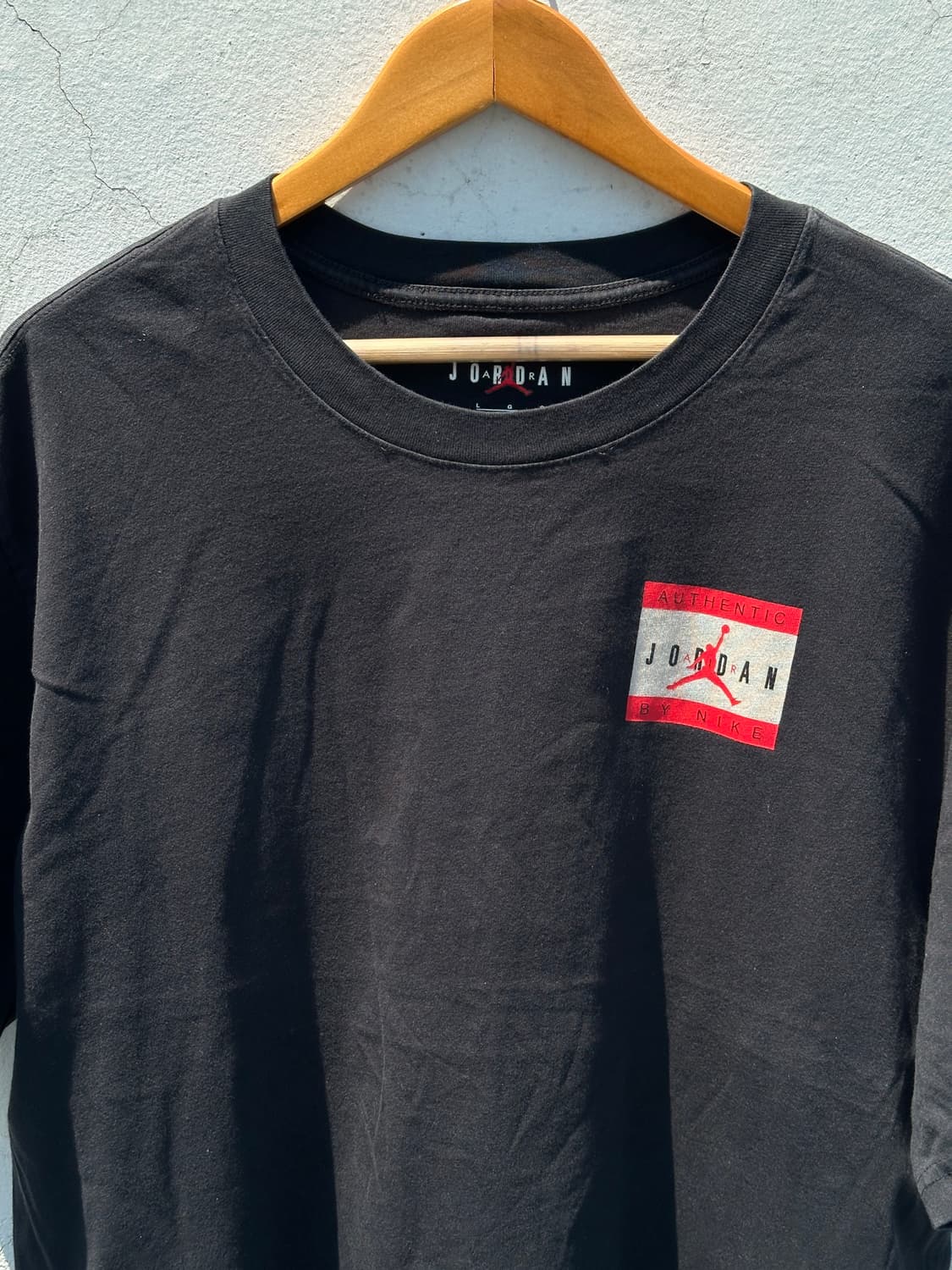 [XL] 나이키 조던 로고 블랙 반팔 티셔츠 상품이미지2