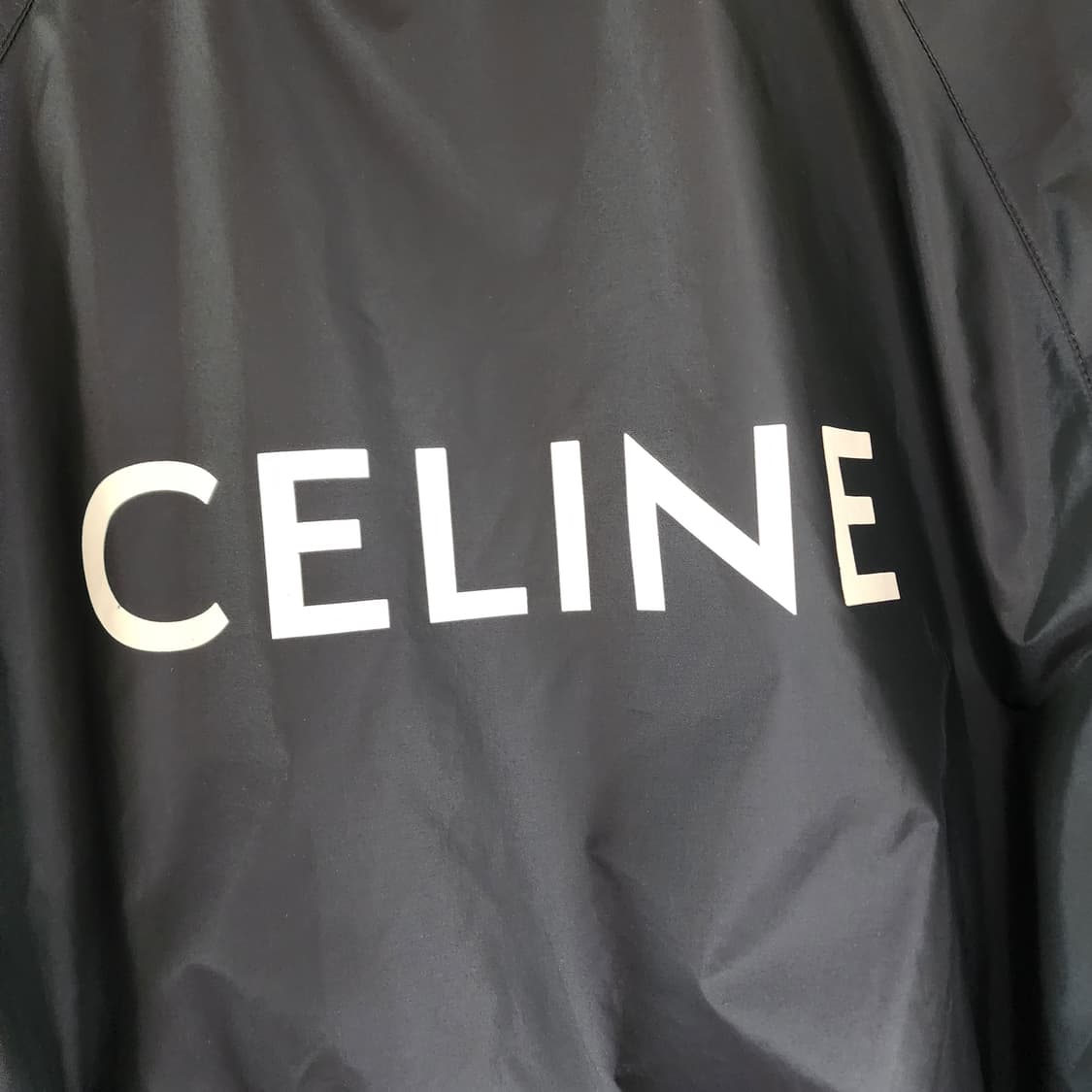 상태최상 셀린느 바시티 테디 쟈켓 블루종 나일론 블랙 54 상품이미지2