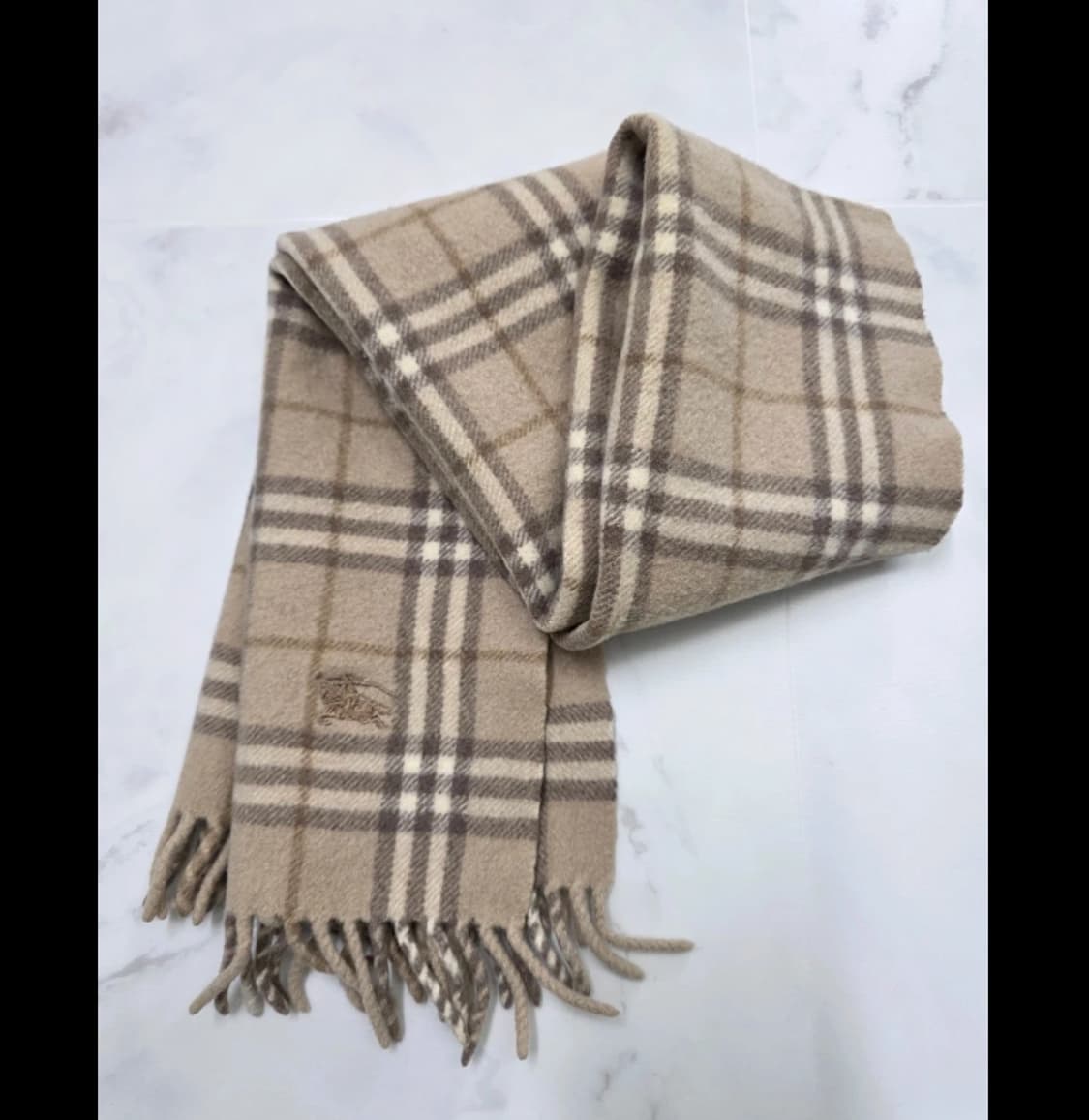 버버리 클래식 체크 양모 머플러 상품이미지1