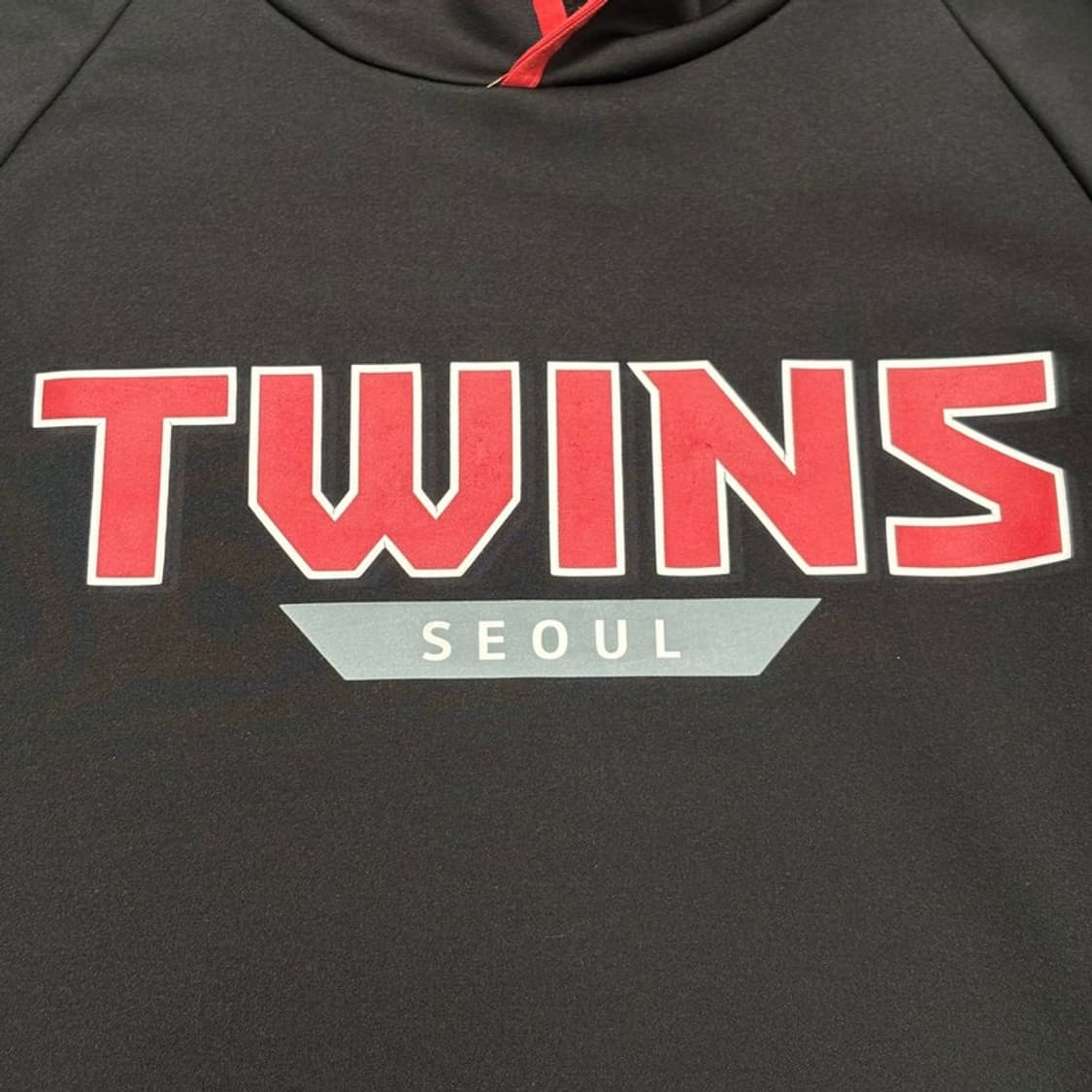 DESCENTE LG 트윈스 기모 후드티 블랙 XL 상품이미지5