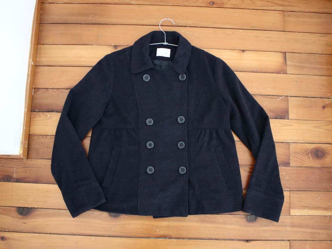 네이비 투버튼 숏자켓 상품이미지1