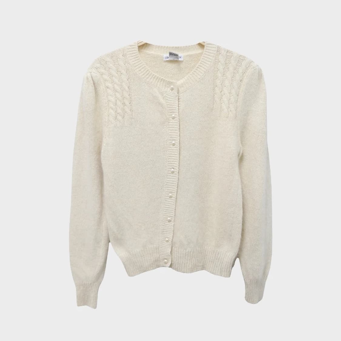 LIBERTY  앙고라 울 혼방 니트 가디건 63395 상품이미지1