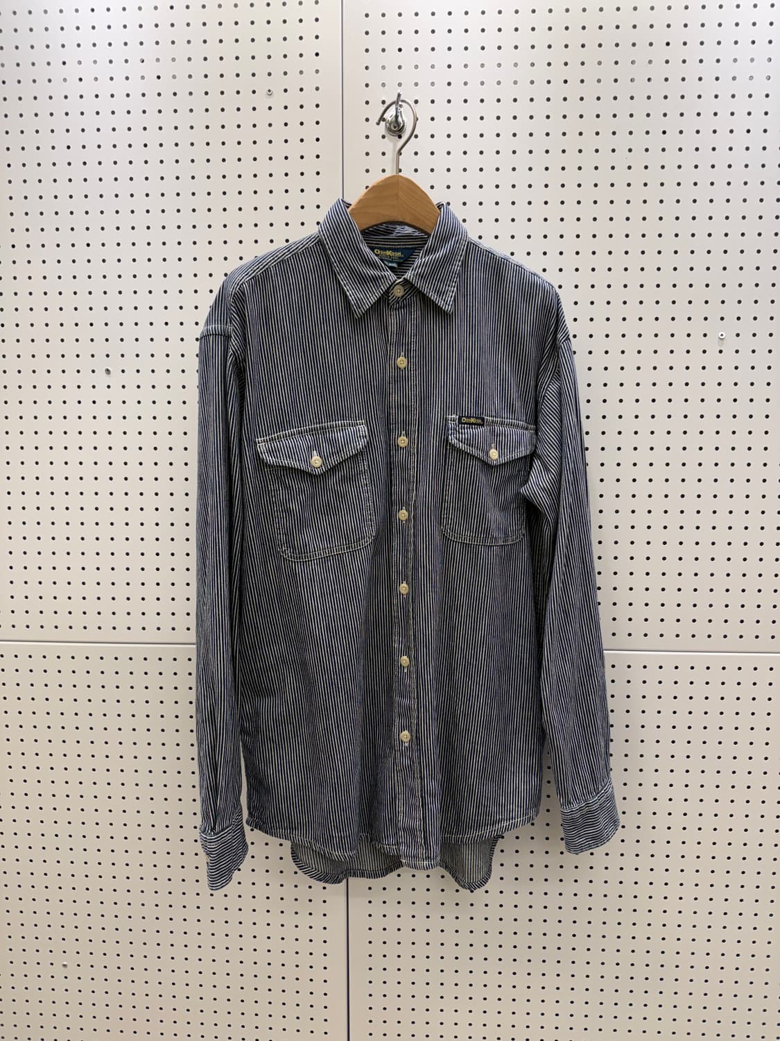 오시코시 빈티지 히코리 스트라이프 셔츠 U1516 상품이미지2