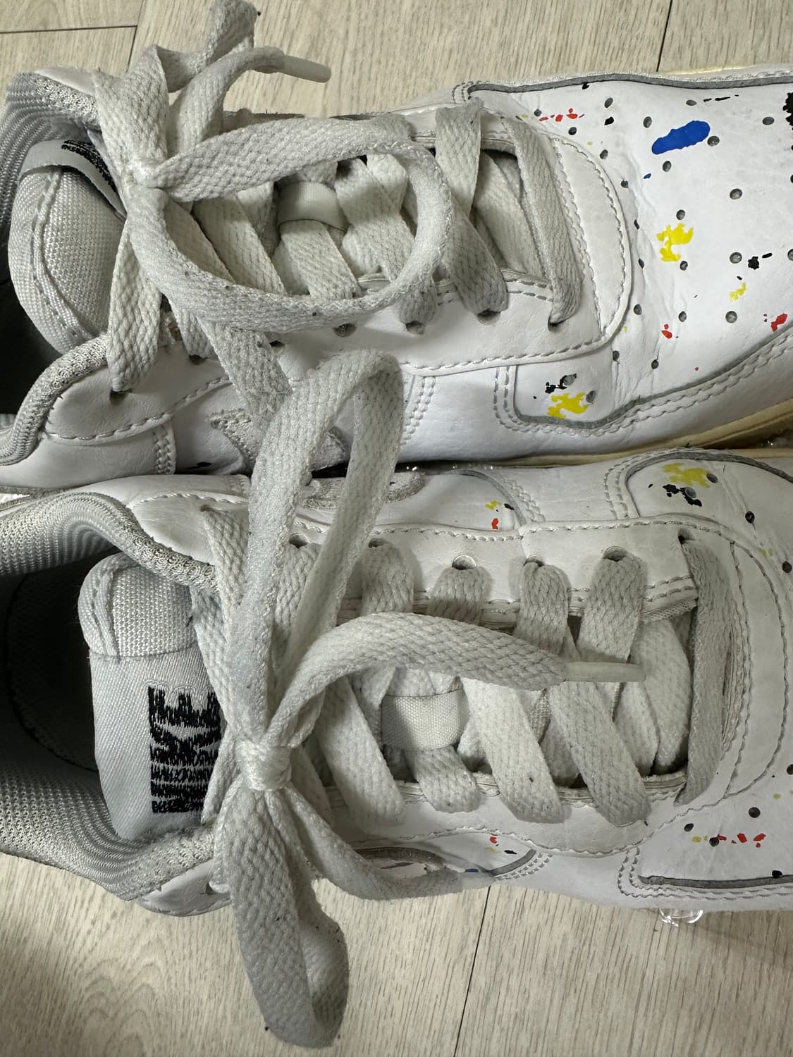 나이키 에어포스 1 '07 LV8 페인트 스플래터 화이트 상품이미지4