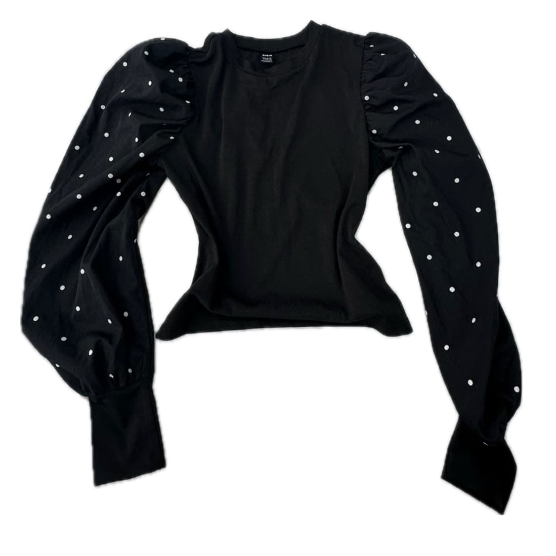 SHEIN 러블리 도트패턴 퍼프 블라우스 상품이미지2