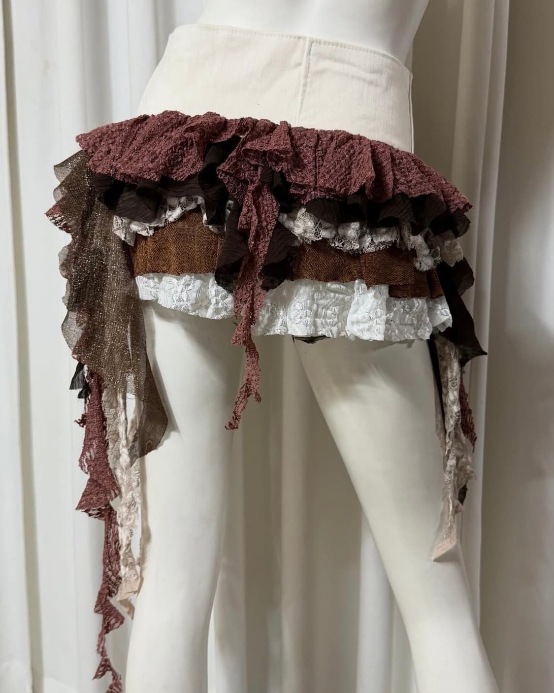 빈티지 갸루 페어리 st 커스텀 스커트 상품이미지4