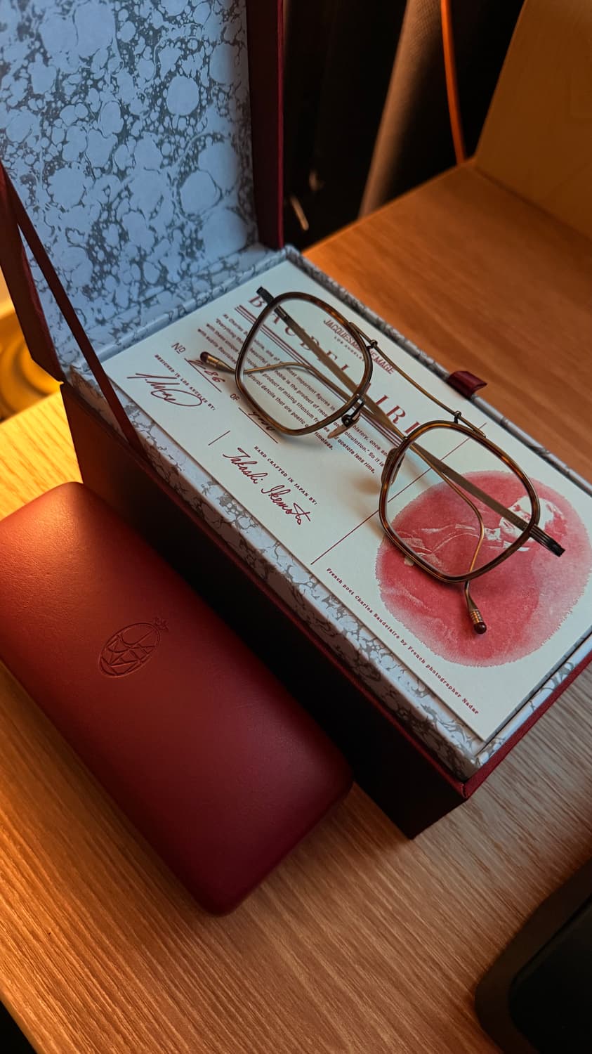 자크마리마지 보들레르 앤틱골드 안경테 상품이미지3