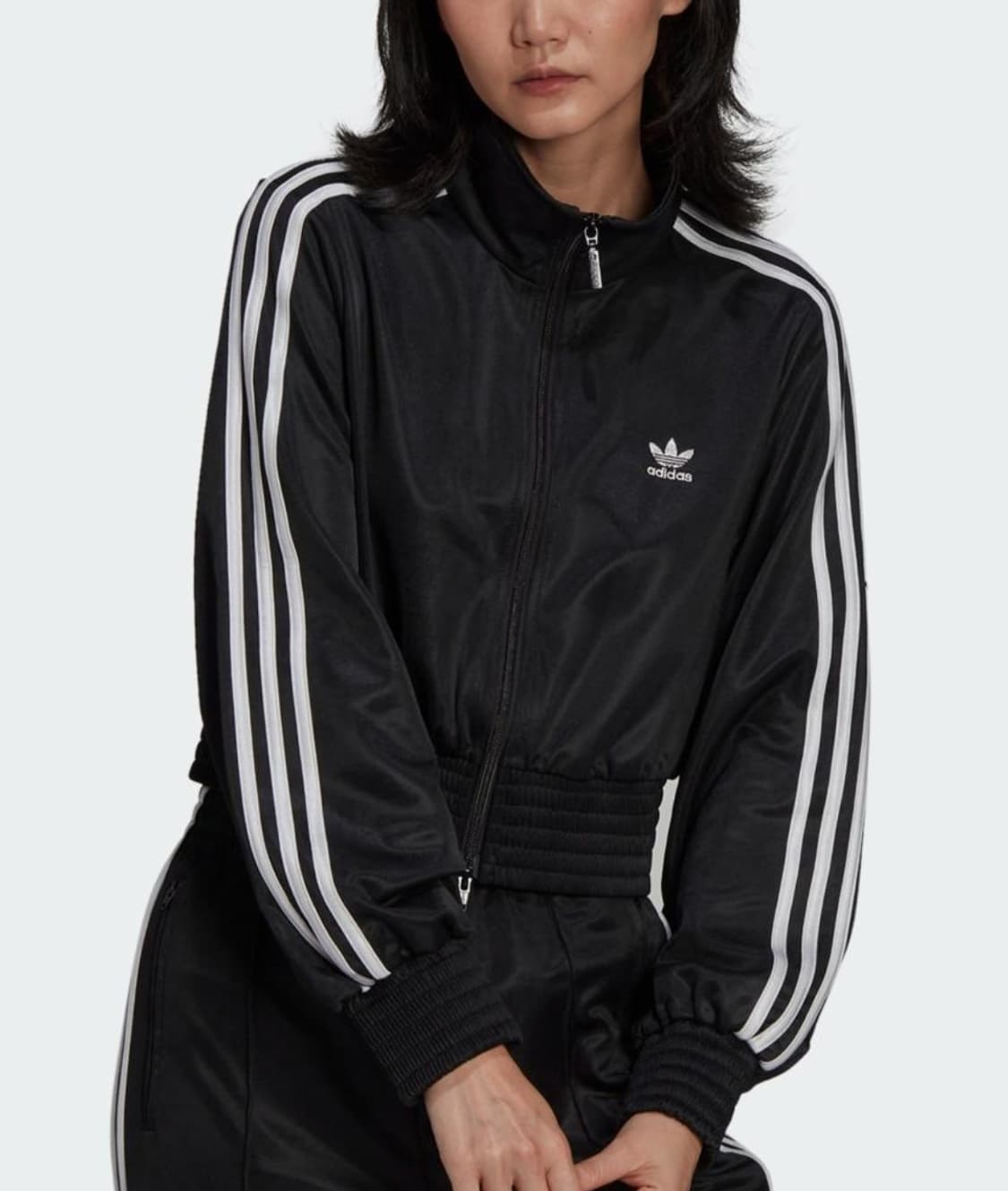 [아디다스 오리지널스 크롭 트랙탑 S 블랙 여자 트레이닝 자켓 상품이미지2