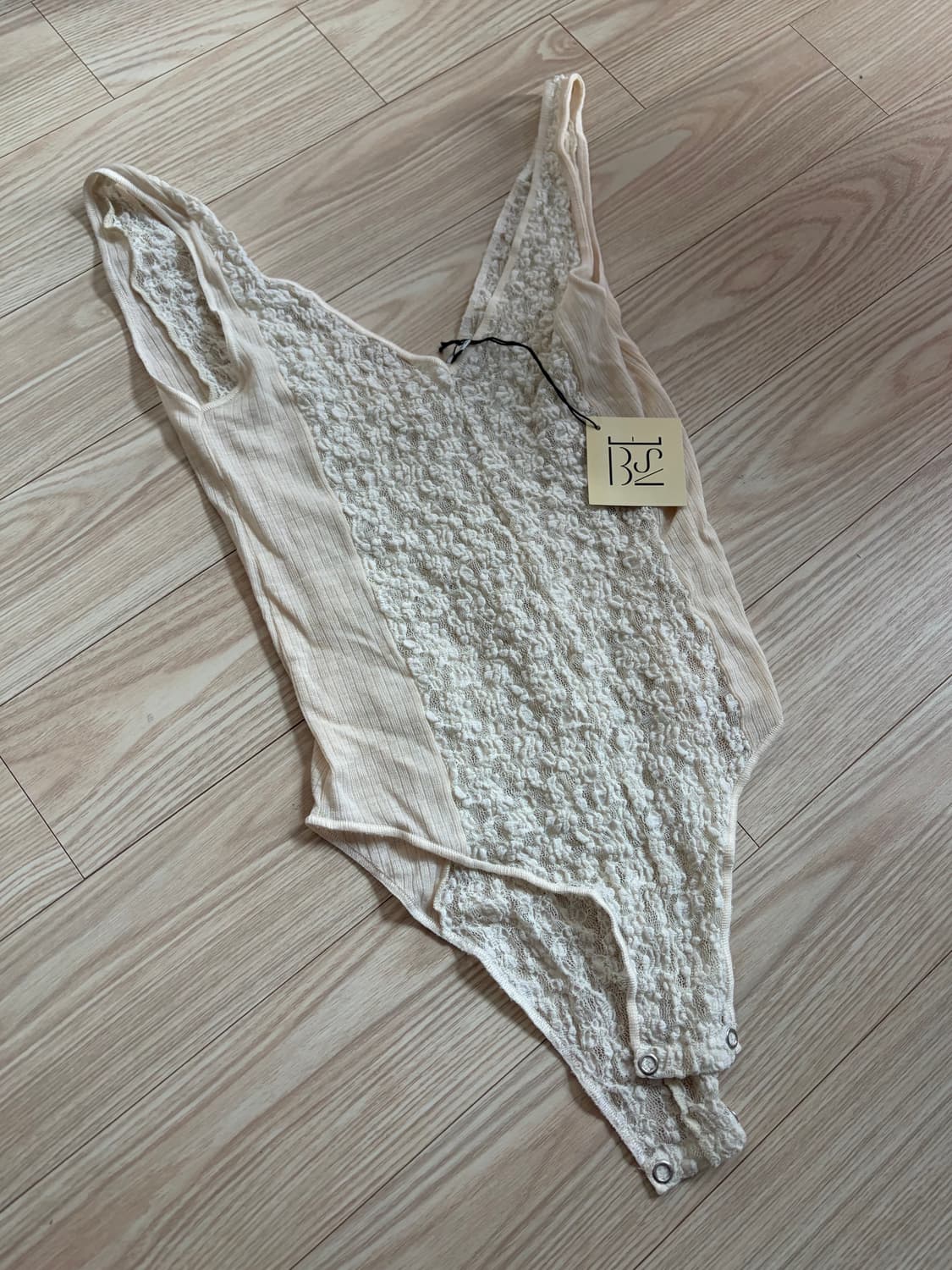 Baserange cotton lace bodysuit xs 베이스레인지 상품이미지4