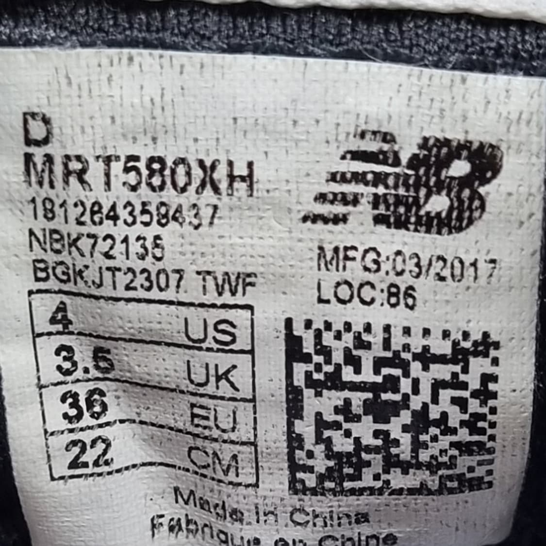 뉴발란스 580 운동화220 상품이미지6