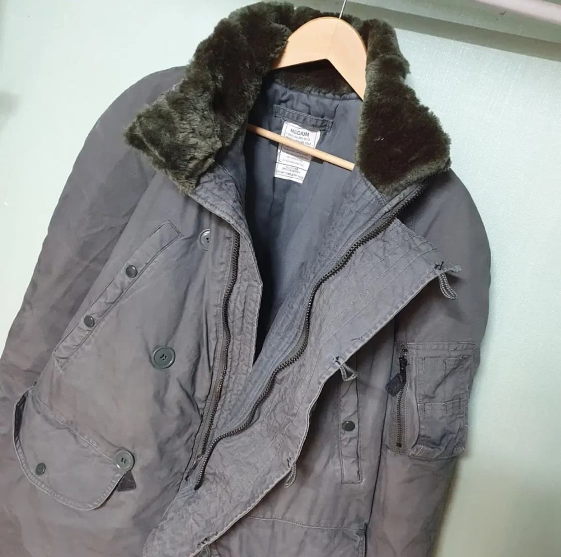 미군 N3B 야상파카 미디움 상품이미지2