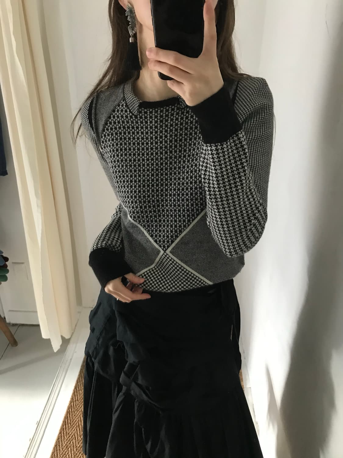 point pattern knit 상품이미지2