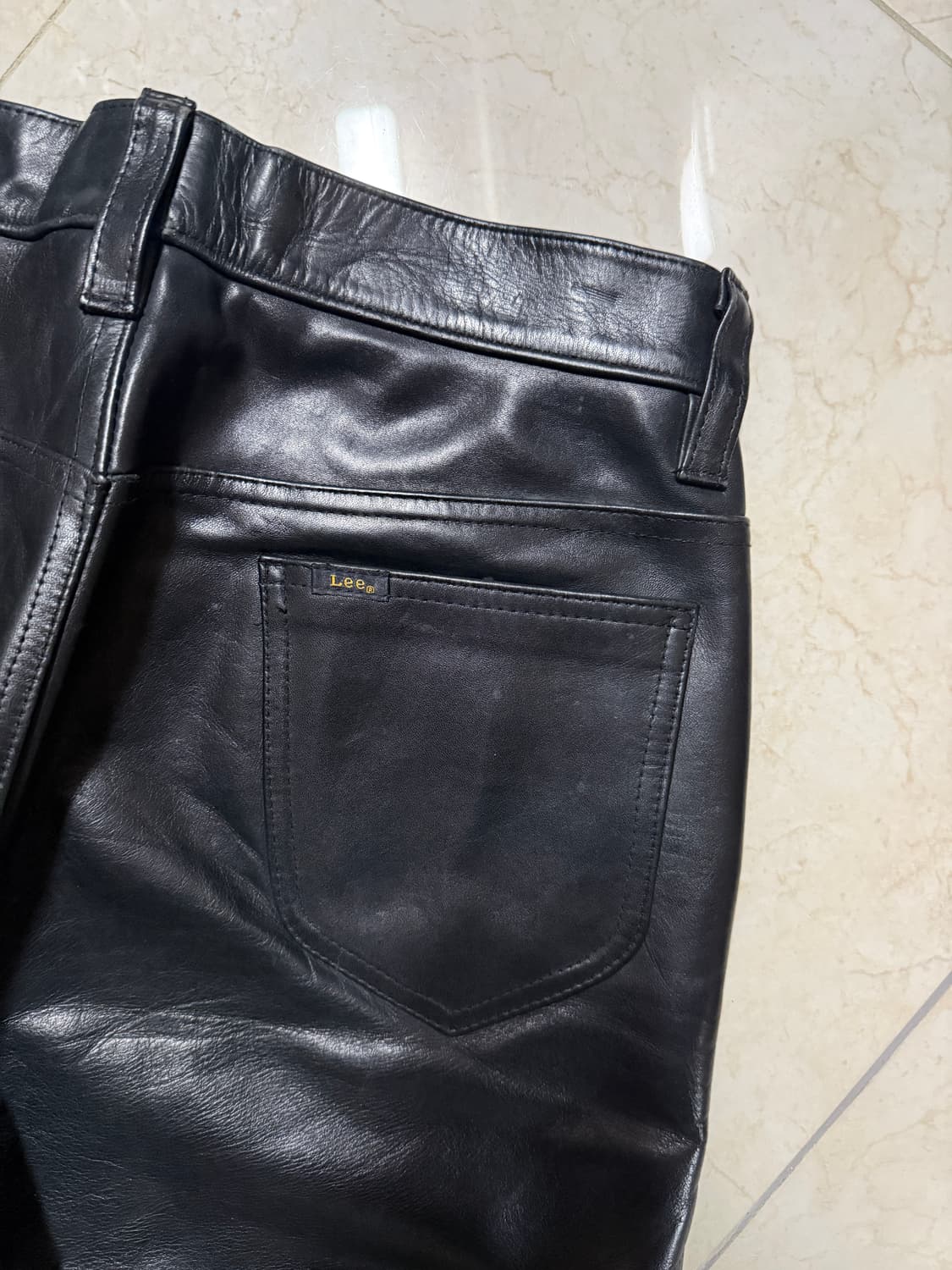 VINTAGE LEE leather pants 상품이미지3