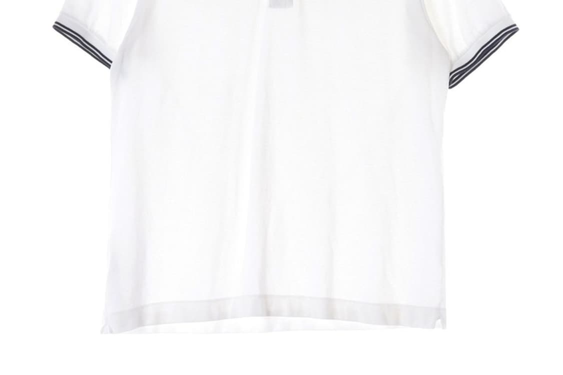 라코스테 화이트 네이비 배색 카라티 XL 상품이미지4