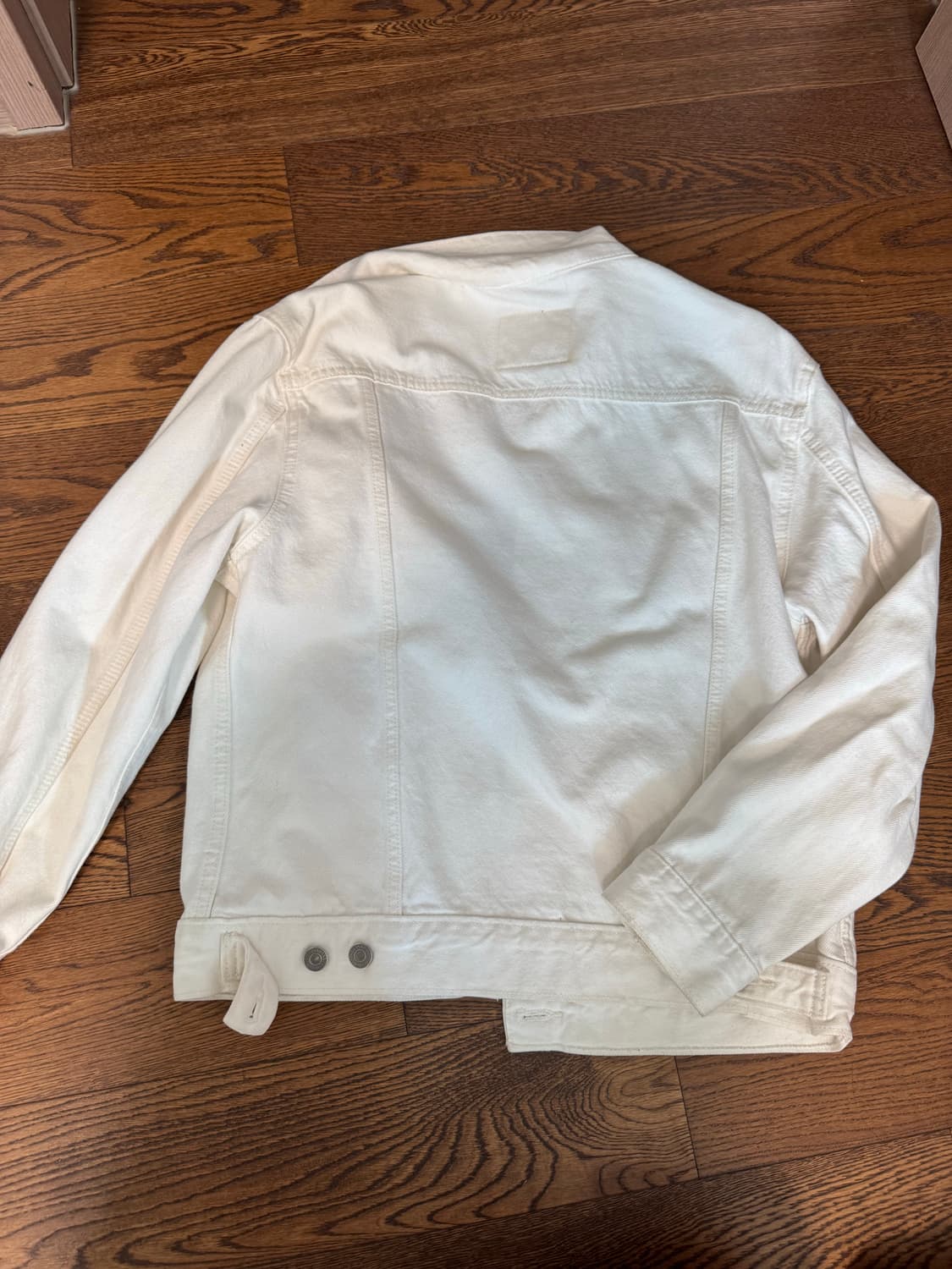 리바이스 화이트 데님 자켓M 상품이미지4