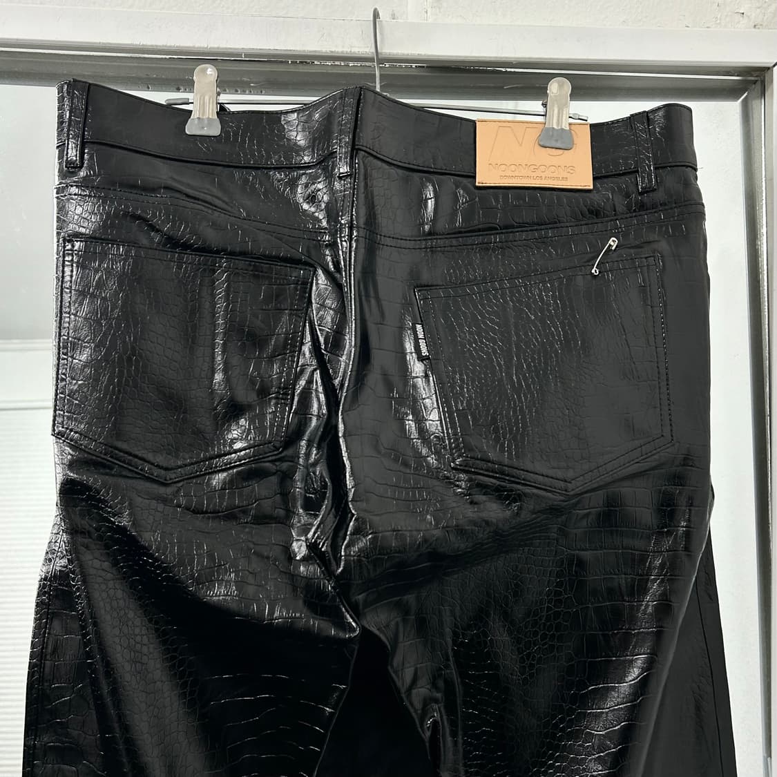 Noon Goons 눈군스 엘리게이터 레더 팬츠 상품이미지7
