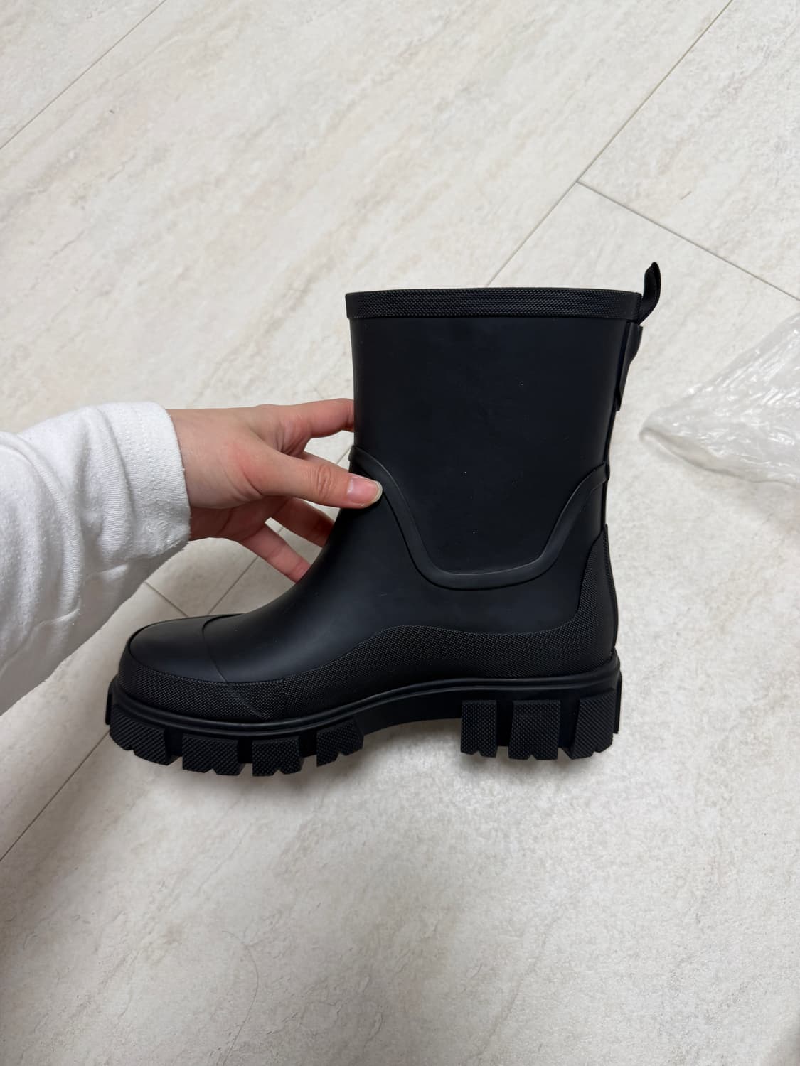 레브바이레브 노아 통굽 레인부츠 장화 230 새상품 상품이미지3