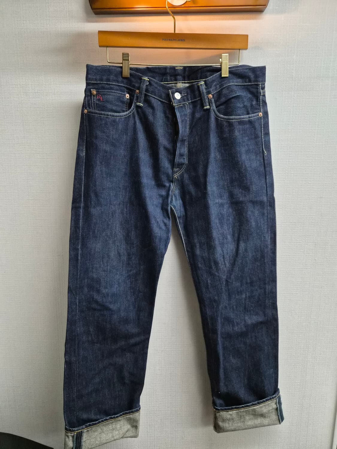 34x32) 폴로 랄프로렌 스트레이트 인디고 데님 팝니다 상품이미지1
