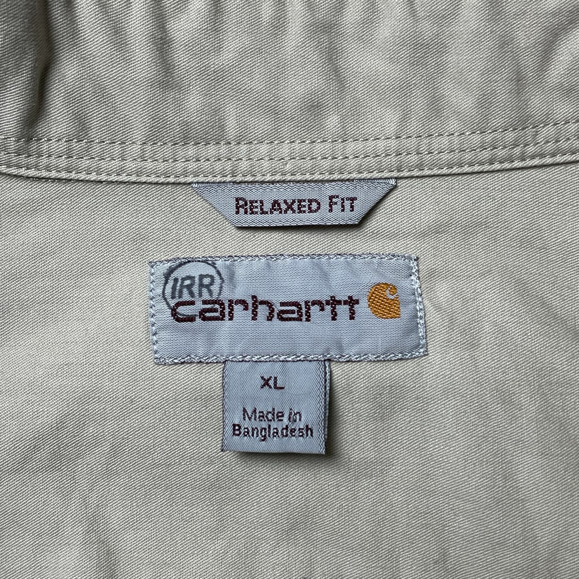 CARHARTT 칼하트 빈티지 아이보리 코튼 워크 셔츠 A00834 상품이미지9