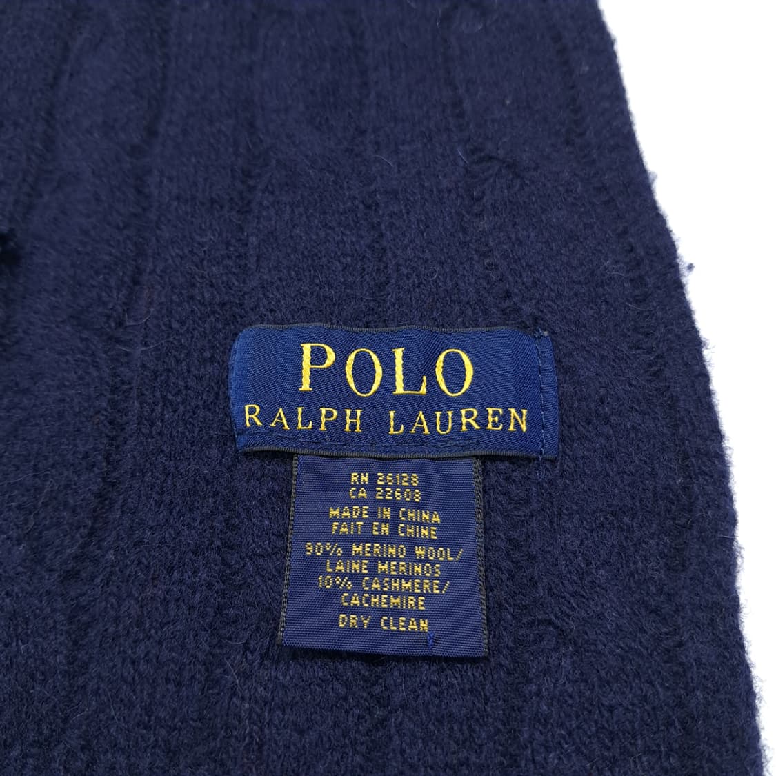 MX430 폴로 랄프 로렌 메리노 캐시미어 머플러 상품이미지4