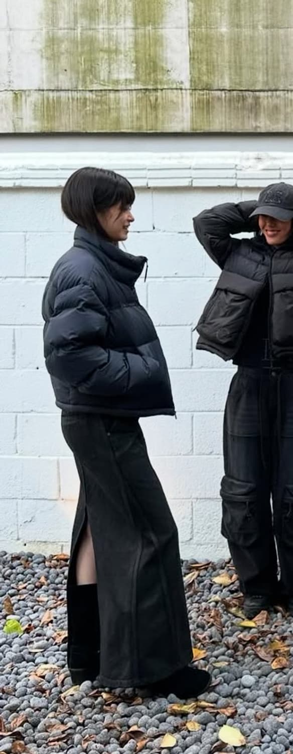 마뗑킴 패딩 네이비 상품이미지2