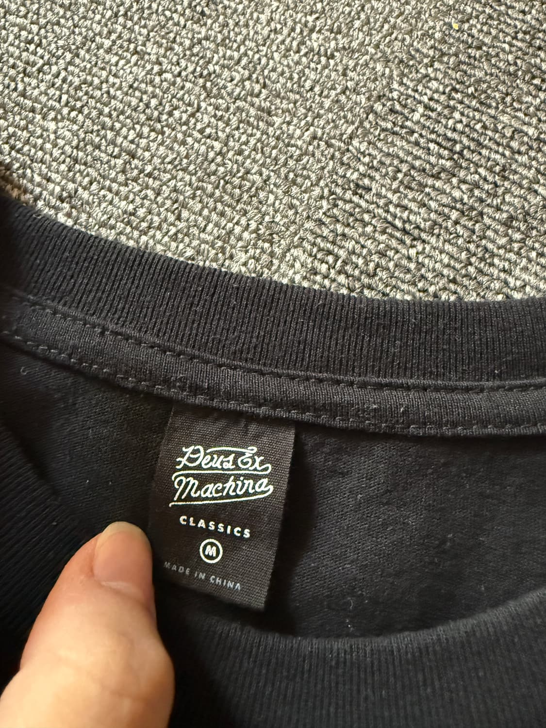 데우스 엑스 마키나 비아리츠 어드레스 티셔츠 블랙 상품이미지3