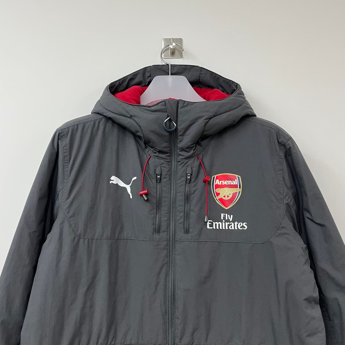 퓨마 아스날 17-18 롱 벤치 돕바 패딩 자켓 상품이미지4