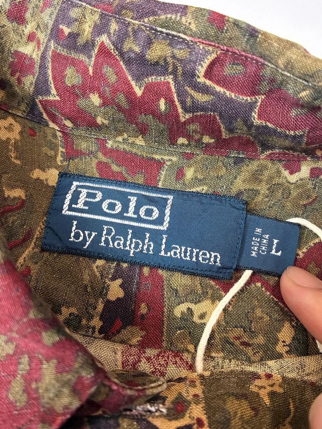 폴로 랄프로렌 90s 2pk 페이즐리 러프 라이더 셔츠 PN5072 상품이미지5