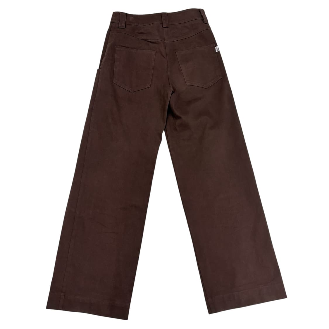 에토스 브라운 절개 와이드 팬츠 상품이미지5