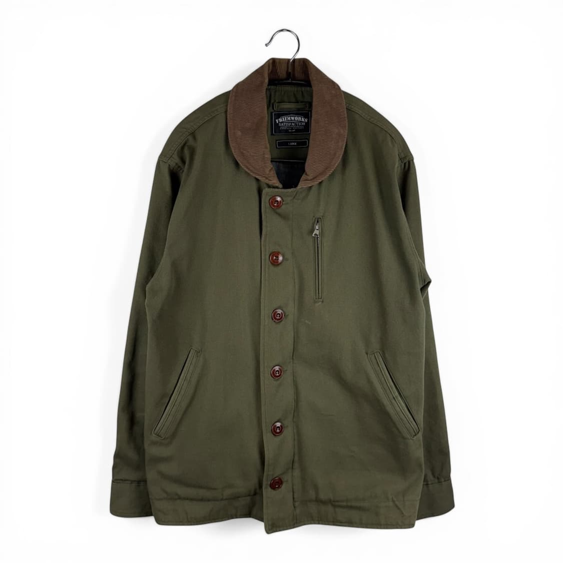 (L) 프리즘웍스 아메카지 올리브 워크 덱 자켓 상품이미지1