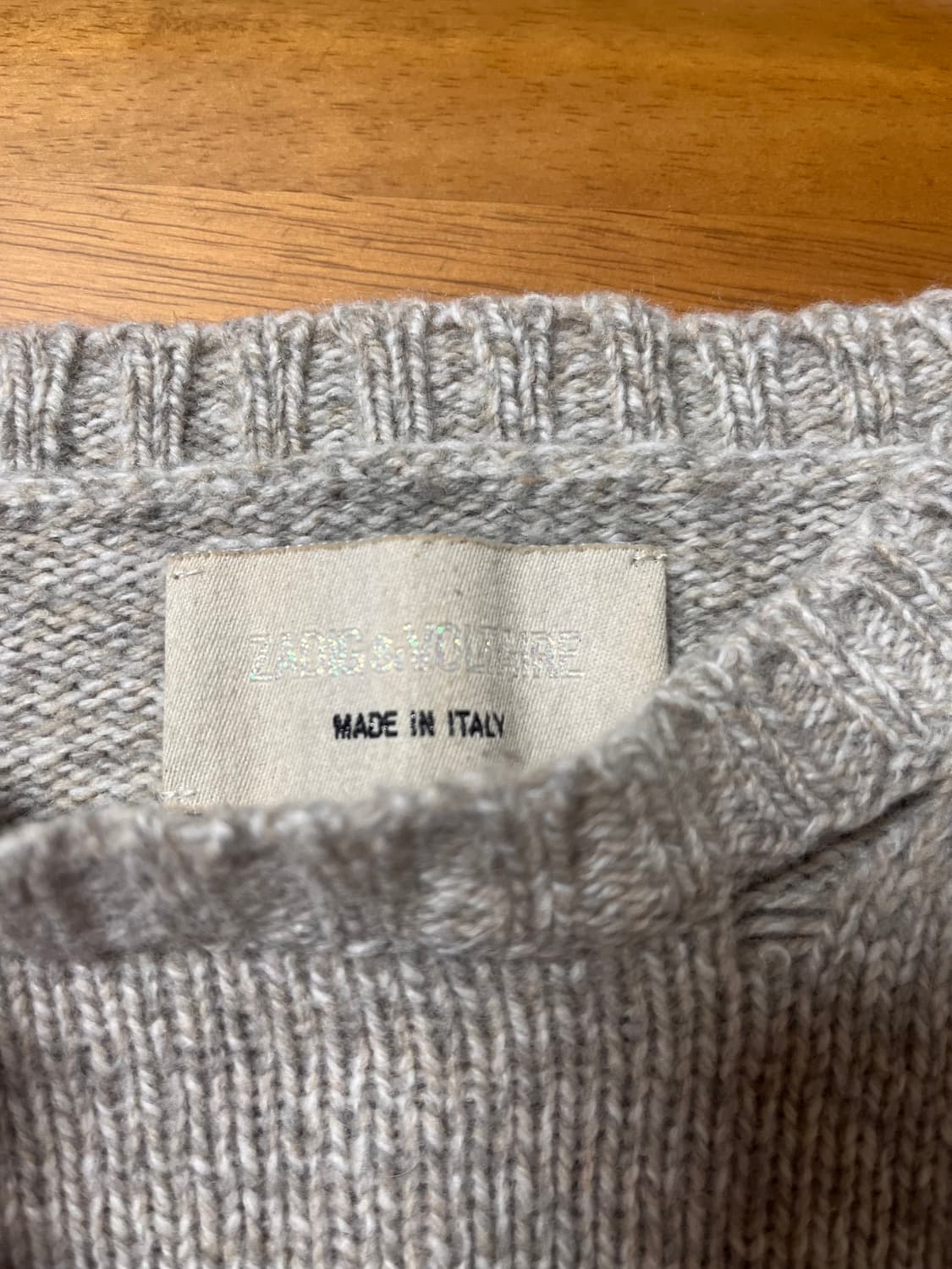 Zadig & Voltaire 쟈딕앤볼테르 네츄럴 스웨터_XS 사이즈 상품이미지2