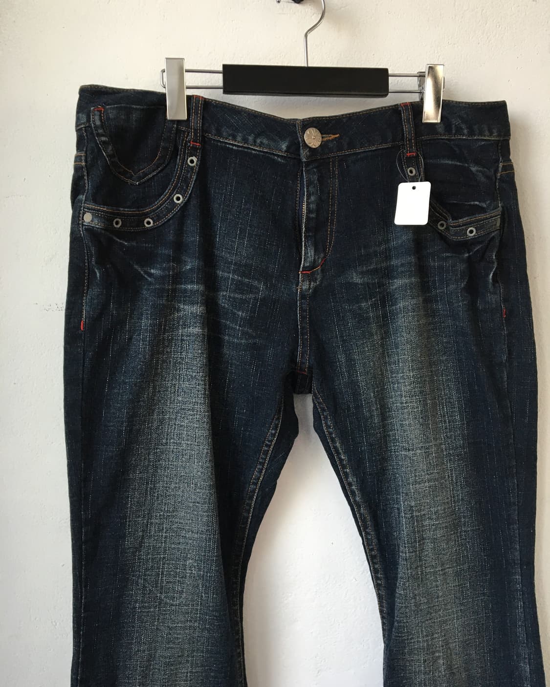 Back pocket point denim pants 상품이미지4