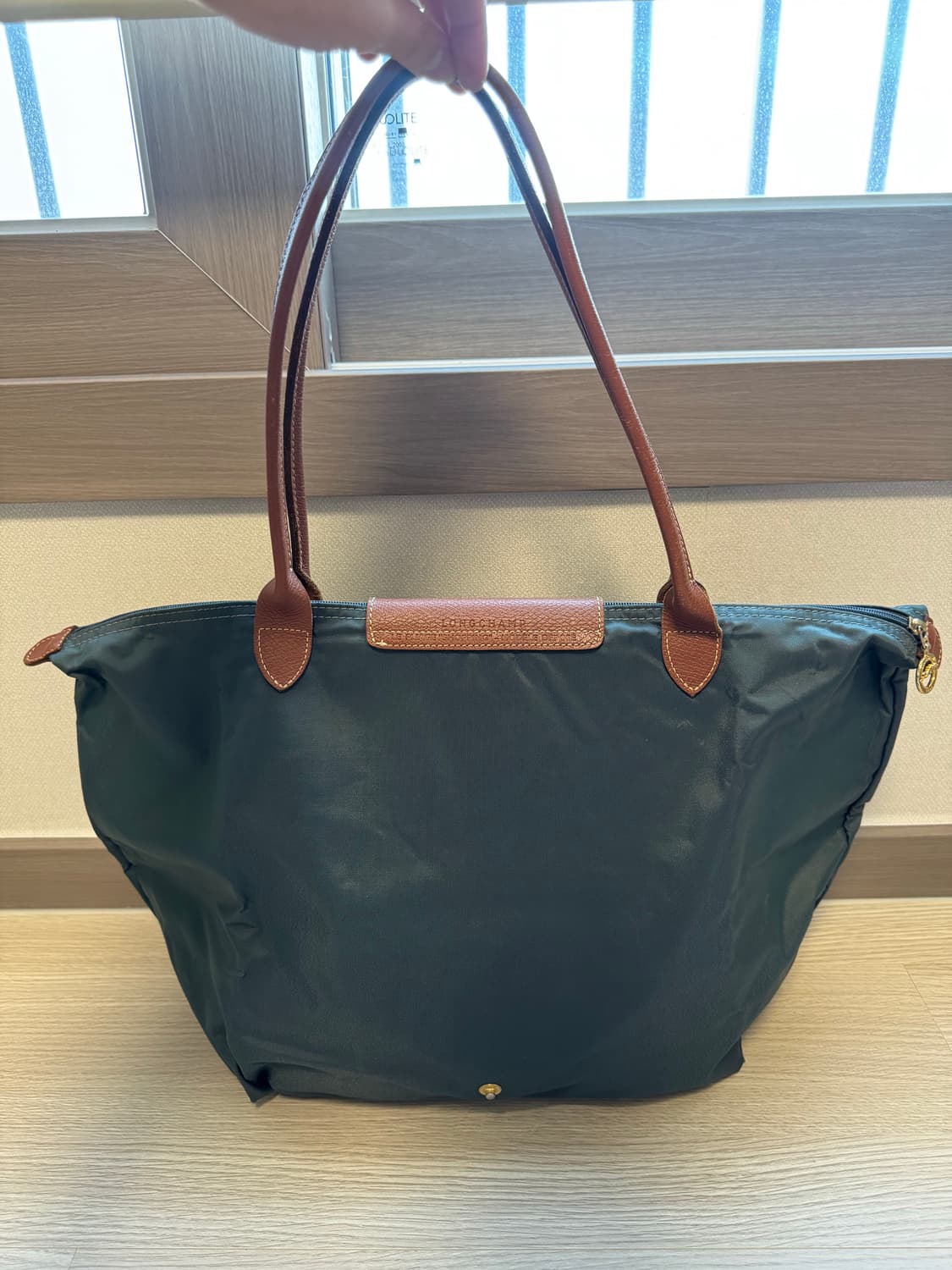 롱샴 르 플리아쥬 오리지널 숄더백 L사이즈 (청록/딥그린) 상품이미지2