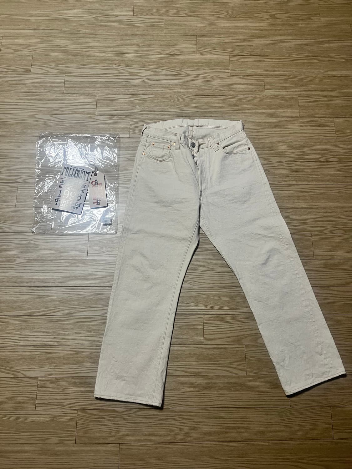 풀카운트 0105w 에크루 29사이즈 상품이미지2