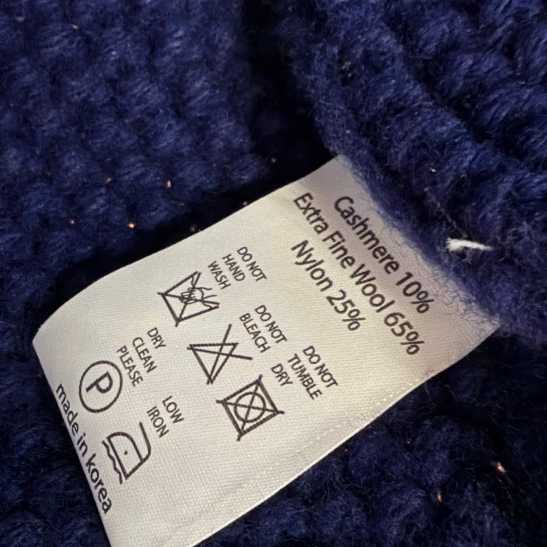 포트오브콜 헤비 캐시미어 니트 집업 피셔맨 상품이미지4