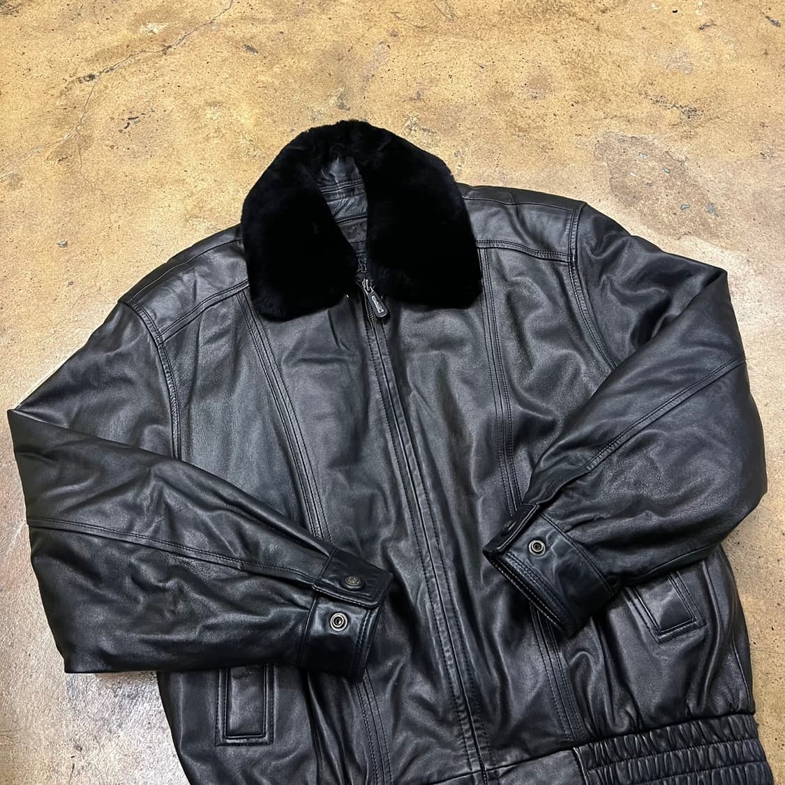 [정품/100] 인디안 빈티지 퍼카라 가죽자켓 b16 상품이미지1