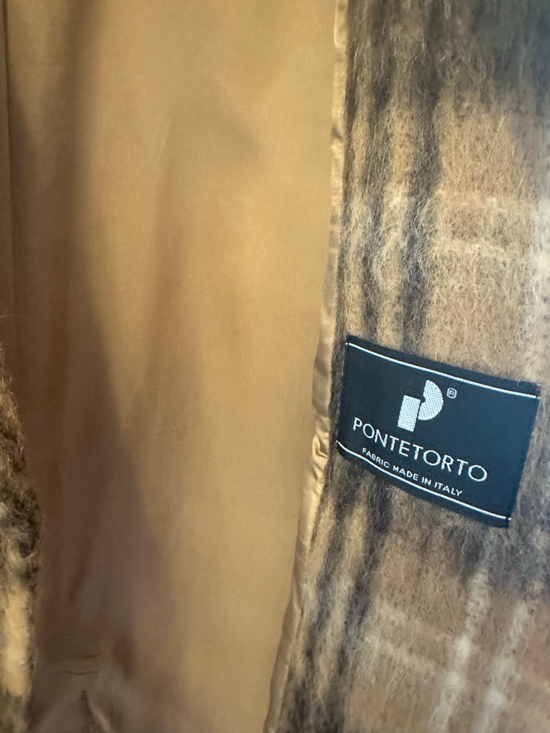 한섬 폼더스토어 모헤어 체크 코트 S 상품이미지6