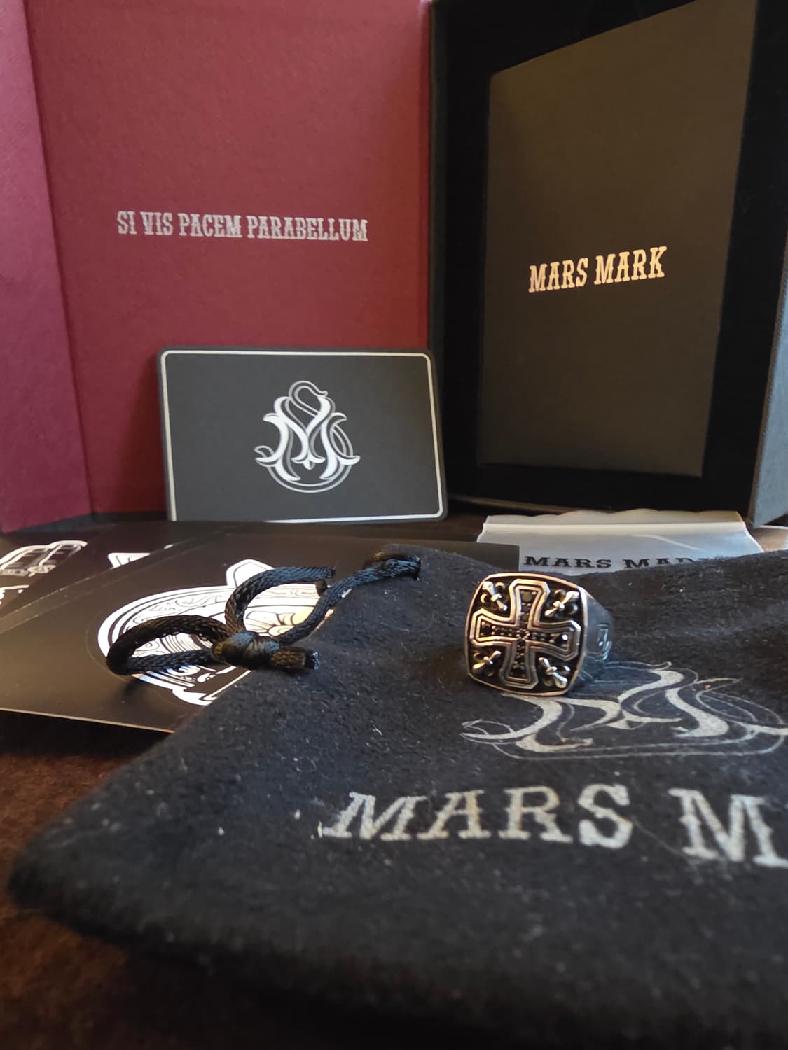 디자이너 주얼리mars mark silver925 cross ring 상품이미지1