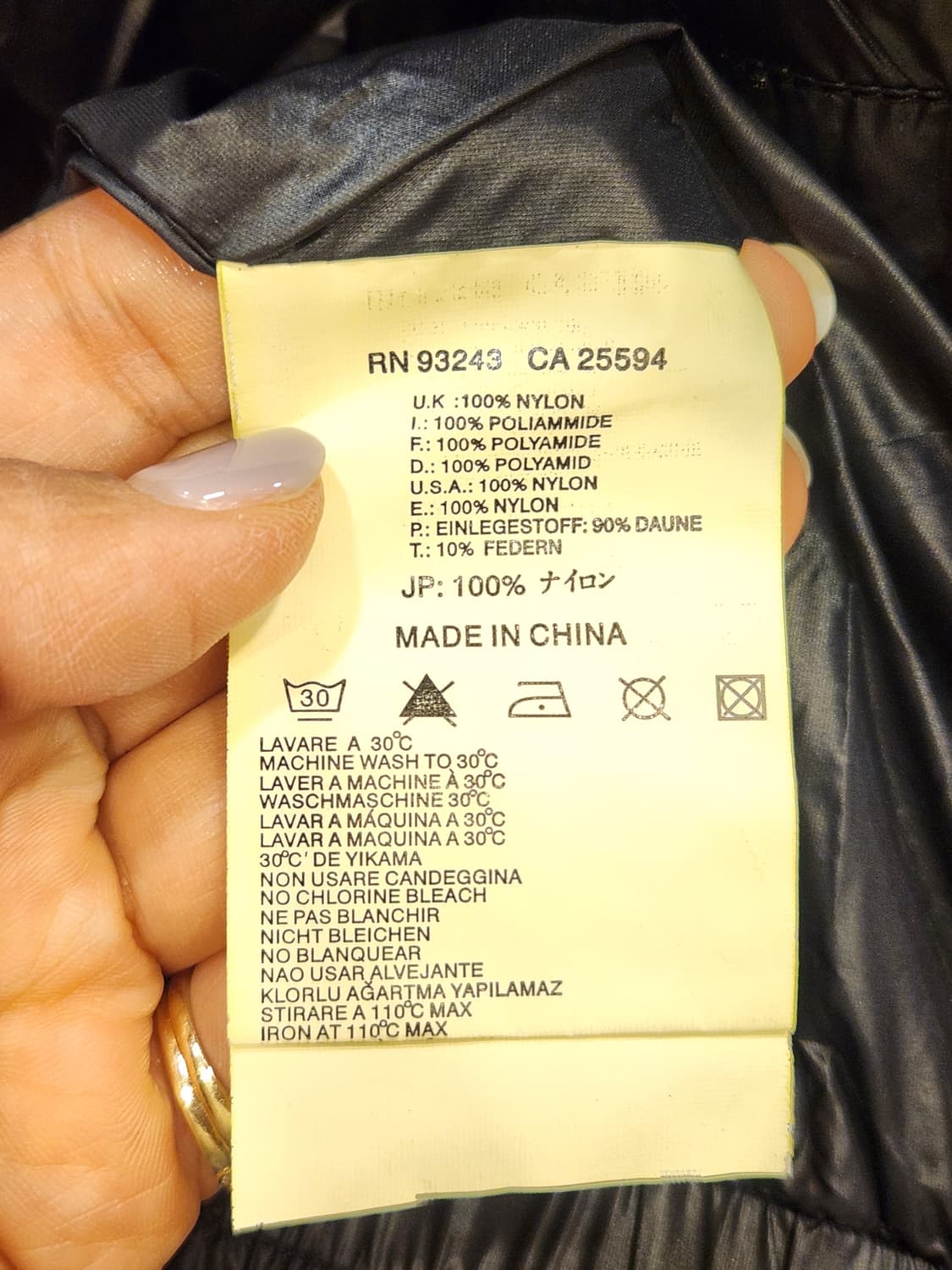 디젤 블랙 골드 패딩 상품이미지9