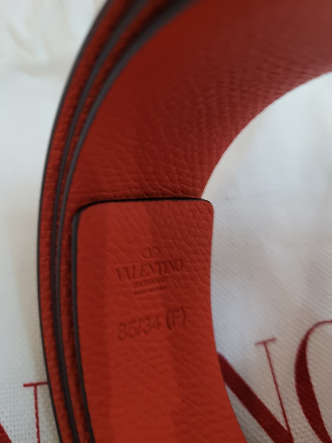 (미사용,새상품) 발렌티노 리버시블 금장 벨트 상품이미지6