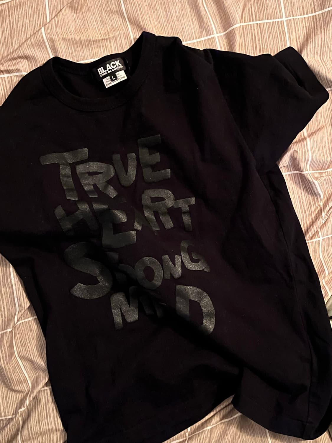 꼼데가르송 블랙 티셔츠 상품이미지2